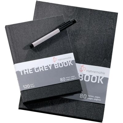 Hahnemühle 10628681 Szary szkicownik - A5 120gsm 40 kartek Hahnemühle 10628681 Szary szkicownik - A5 120gsm 40 kartek