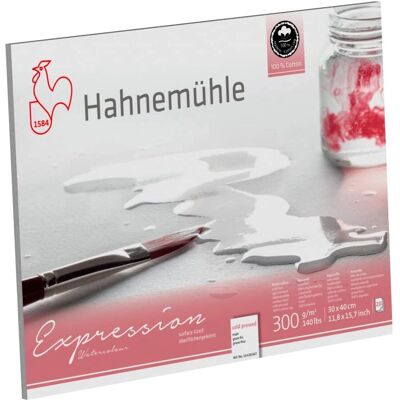 Hahnemühle Wyraziste Papier Akwarelowy - 20 Kartki - 300gsm Hahnemühle Wyraziste Papier Akwarelowy - 20 Kartki - 300gsm