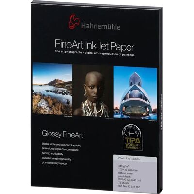 Hahnemühle Photo Rag Metallic A3 - Fotopapper Hahnemühle Photo Rag Metallic A3 - Fotopapper