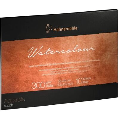 Hahnemühle - Photo Bloc Aquarelle - Watercolor paper block - Publicité Hahnemühle - Photo Bloc Aquarelle - Watercolor paper block - Publicité