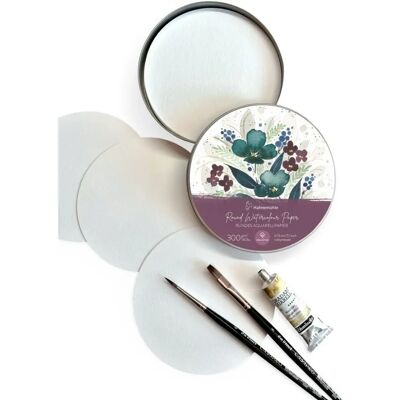 Hahnemühle Brand Round Watercolour Paper - 300gsm, 13cm Hahnemühle Brand Round Watercolour Paper - 300gsm, 13cm