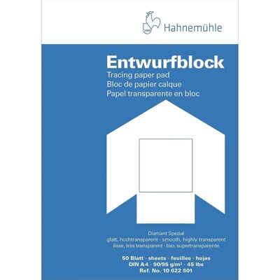 Hahnemühle Weißes A4 Zeichenblock - Vielseitiges Kunst- und Technikpapier Hahnemühle Weißes A4 Zeichenblock - Vielseitiges Kunst- und Technikpapier