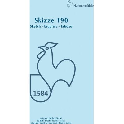 Hahnemühle Skizzenblock 190 A3 - Skizzieren und Zeichnen Hahnemühle Skizzenblock 190 A3 - Skizzieren und Zeichnen