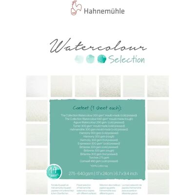 Hahnemühle Künstler-Aquarellblock - 14 Blätter Hahnemühle Künstler-Aquarellblock - 14 Blätter