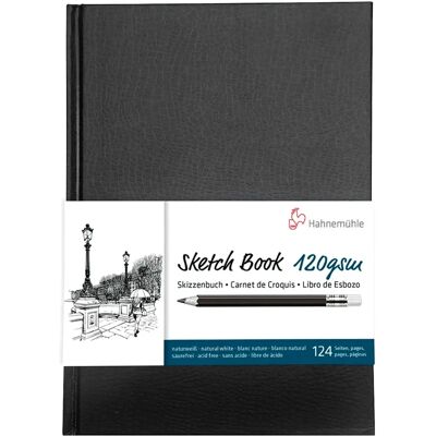 Hahnemühle 124-page A5 Sketchbook - Acid-Free White Paper Hahnemühle 124-page A5 Sketchbook - Acid-Free White Paper