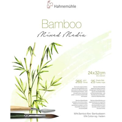 Bloki papieru mieszanych mediów Hahnemühle Bamboo - 265gsm Bloki papieru mieszanych mediów Hahnemühle Bamboo - 265gsm