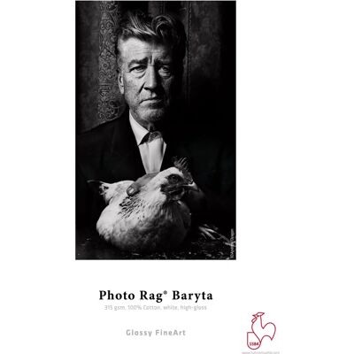 Hahnemühle Bomull Fotopapper Rag Baryta 315g - 24" - FineArt-papper Hahnemühle Bomull Fotopapper Rag Baryta 315g - 24" - FineArt-papper