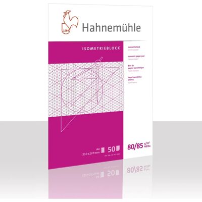 Hahnemühle Blau A4 85g Isometrisches Papier - Technische Zeichnungen Hahnemühle Blau A4 85g Isometrisches Papier - Technische Zeichnungen