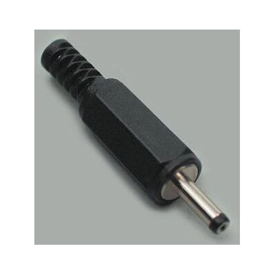 BKL Electronic 072108 Low Power Connector - Male, Straight - Black BKL Electronic 072108 Low Power Connector - Male, Straight - Black