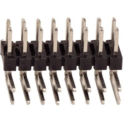 Ruban de broches BKL Electronic - 2 rangées, 20 broches - Noir - Publicité Ruban de broches BKL Electronic - 2 rangées, 20 broches - Noir - Publicité