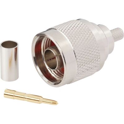 BKL Electronic N connector - Straight 50Ω - Heavy-duty coaxial connector BKL Electronic N connector - Straight 50Ω - Heavy-duty coaxial connector