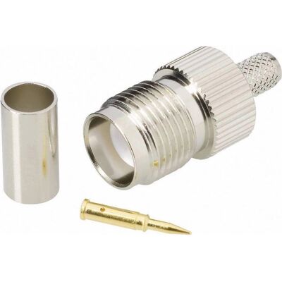 Connecteur TNC à polarité inversée BKL Electronic 0419413 - Droit - 50Ω Connecteur TNC à polarité inversée BKL Electronic 0419413 - Droit - 50Ω