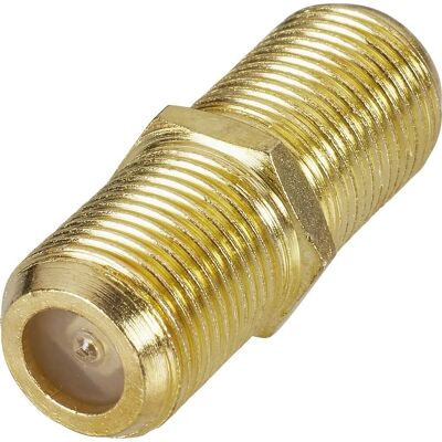 Adaptateur de genre coaxial or Renkforce RF-4196976 - Publicité Adaptateur de genre coaxial or Renkforce RF-4196976 - Publicité