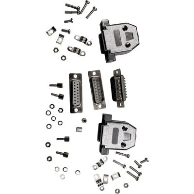 BKL Electronic D-Sub Male 180° 15 Pins - D-Sub Connector BKL Electronic D-Sub Male 180° 15 Pins - D-Sub Connector