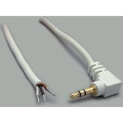 Câble audio BKL Electronic 1101254 - 1,8m, Stéréo, Blanc - Publicité Câble audio BKL Electronic 1101254 - 1,8m, Stéréo, Blanc - Publicité