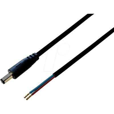 BKL Electronic 075179 Low Voltage Cable - Open End - 5.50mm - 2.50mm - 0.50m BKL Electronic 075179 Low Voltage Cable - Open End - 5.50mm - 2.50mm - 0.50m
