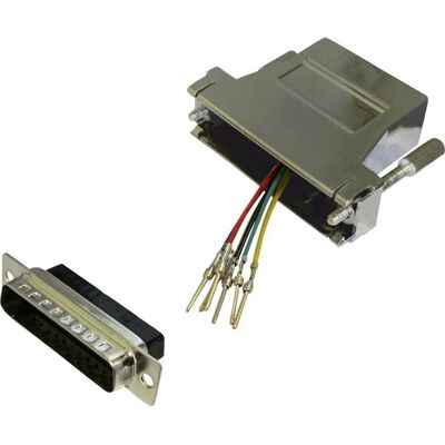 BKL Electronic 10121129 Adaptateur D-Sub 25 pôles - RJ12 femelle 1 pc BKL Electronic 10121129 Adaptateur D-Sub 25 pôles - RJ12 femelle 1 pc