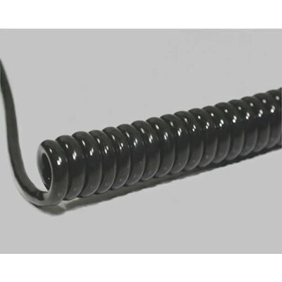 BKL Electronic Li12Y11Y Spiralkabel - 8 Adern, 1200/4800mm, Schwarz BKL Electronic Li12Y11Y Spiralkabel - 8 Adern, 1200/4800mm, Schwarz