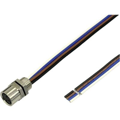 Connettore sensore/attuatore BKL Electronic 2701009 - 2m, 3 poli, qualità industriale Connettore sensore/attuatore BKL Electronic 2701009 - 2m, 3 poli, qualità industriale