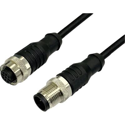 BKL Electronic Sensor/Aktor-Anschlusskabel M12 10m IP68 - Schwarz BKL Electronic Sensor/Aktor-Anschlusskabel M12 10m IP68 - Schwarz
