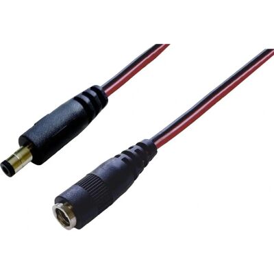 BKL Electronic 075906-4000 5.5mm DC Power Connector - 4m Cable - Red/Black BKL Electronic 075906-4000 5.5mm DC Power Connector - 4m Cable - Red/Black