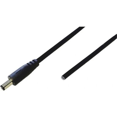 BKL Electronic 075924 - Czarny złączka DC z otworem - 4mm-1,7mm - 2m - Pojedyncza BKL Electronic 075924 - Czarny złączka DC z otworem - 4mm-1,7mm - 2m - Pojedyncza