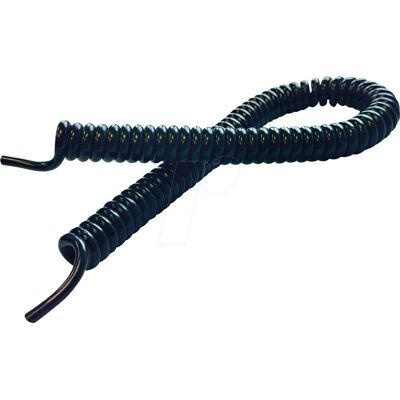 BKL Electronic Li12YD11Y Spiral Cable - Flexible 400-1600mm, 4 Conductors BKL Electronic Li12YD11Y Spiral Cable - Flexible 400-1600mm, 4 Conductors