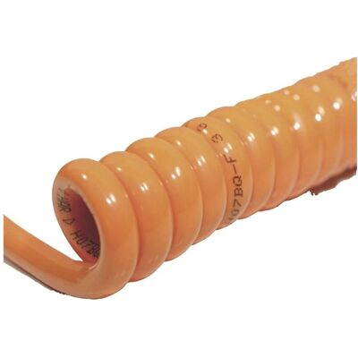 BKL Electronic 1506137 Orange Spiral Kabel - Spiralkabel BKL Electronic 1506137 Orange Spiral Kabel - Spiralkabel