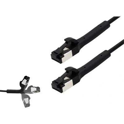 BKL Electronic 144014 Câble réseau - 3m Noir - Cat 8.1 U/FTP - Publicité BKL Electronic 144014 Câble réseau - 3m Noir - Cat 8.1 U/FTP - Publicité