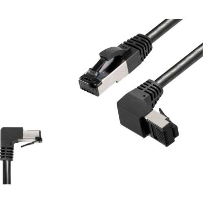 BKL Electronic 144017 Netzwerkkabel - 1m Schwarz - CAT 8.1 S/FTP BKL Electronic 144017 Netzwerkkabel - 1m Schwarz - CAT 8.1 S/FTP
