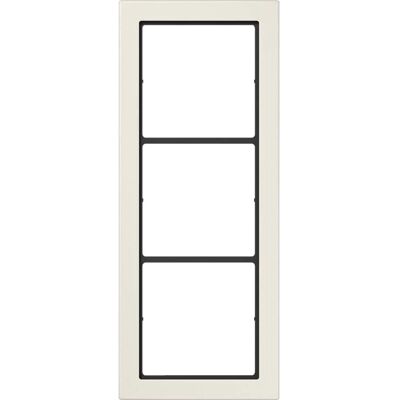Cadre Interrupteur Triple Jung FD983W - Design Plat - 3 Fois - IP44 - Publicité Cadre Interrupteur Triple Jung FD983W - Design Plat - 3 Fois - IP44 - Publicité