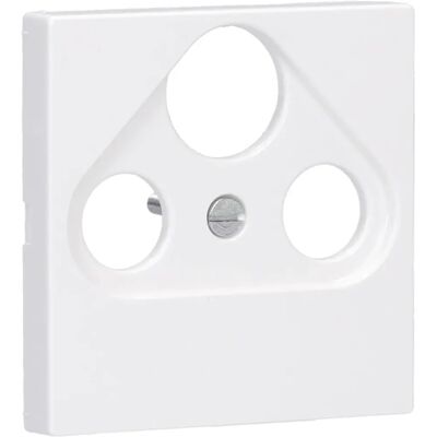 JUNG A 561 B FPLSAT - White Sat/BK Cover JUNG A 561 B FPLSAT - White Sat/BK Cover