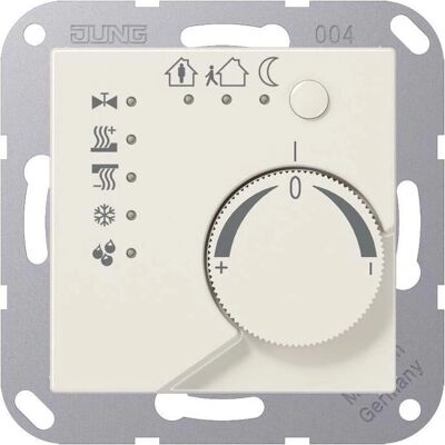 JUNG A2178TS Thermostat - Temperaturregelung, Cremeweiß - Thermostat JUNG A2178TS Thermostat - Temperaturregelung, Cremeweiß - Thermostat