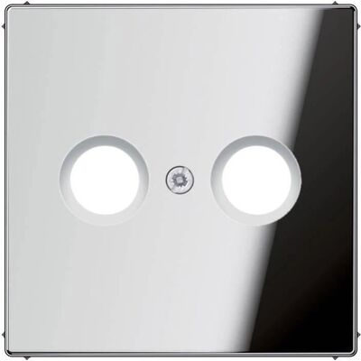 JUNG GCR2990TV Chrom Wandplate - Wandplatte JUNG GCR2990TV Chrom Wandplate - Wandplatte