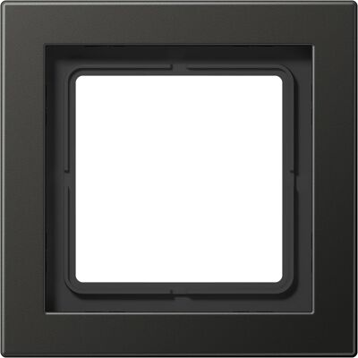 Cadre Murale en Aluminium Jung 1-Fach Anthracite - Cadre Électrique - Publicité Cadre Murale en Aluminium Jung 1-Fach Anthracite - Cadre Électrique - Publicité