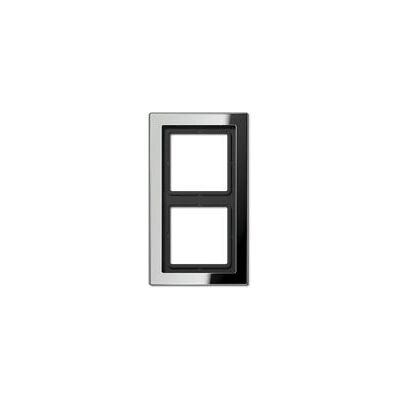 JUNG Chrom Schalterrahmen - 2-fach, 96x167mm, Glänzend JUNG Chrom Schalterrahmen - 2-fach, 96x167mm, Glänzend
