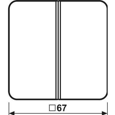 JUNG - CD402TSA - 2gang - Tastensatz - Key switch set JUNG - CD402TSA - 2gang - Tastensatz - Key switch set