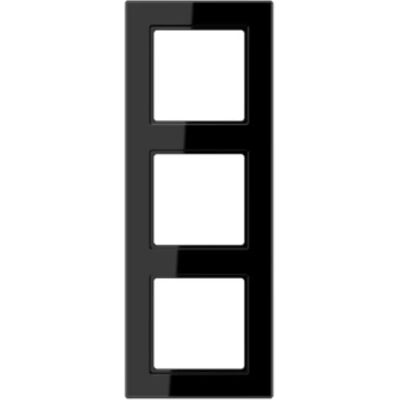 Jung AC 583 SW - 3-Gang Rahmen - Black - Electrical Frame Jung AC 583 SW - 3-Gang Rahmen - Black - Electrical Frame