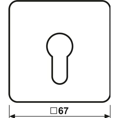 JUNG CD 525 LG - Abdeckung JUNG CD 525 LG - Abdeckung