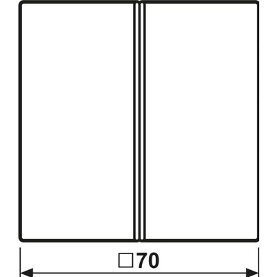 Jung - LS 402 TSA SW - 2-gang - Switch set Jung - LS 402 TSA SW - 2-gang - Switch set