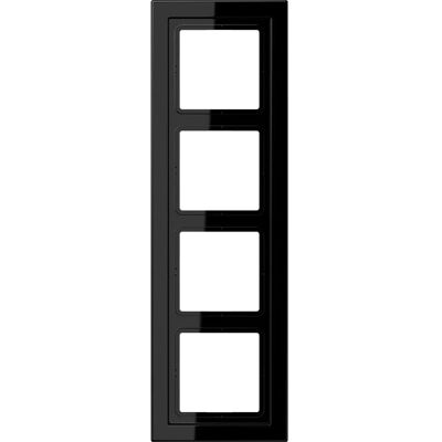JUNG LSD984SW Rahmen - 4-fach, Schwarz - Schalterrahmen JUNG LSD984SW Rahmen - 4-fach, Schwarz - Schalterrahmen