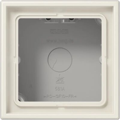 Jung LS 581 A W Aufputz-Steckdose - Elektrischer Anschluss Jung LS 581 A W Aufputz-Steckdose - Elektrischer Anschluss