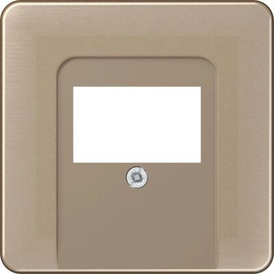 JUNG Zentralplatte TAE 1-fach go/brz glänzend - Switches JUNG Zentralplatte TAE 1-fach go/brz glänzend - Switches