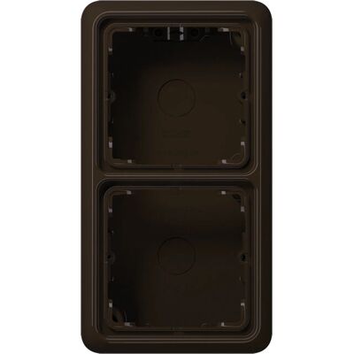 Jung CD 582 A BR - 2-fach Aufputzrahmen - Steckdosenrahmen Jung CD 582 A BR - 2-fach Aufputzrahmen - Steckdosenrahmen