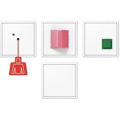 Jung NRS LS 0834 WW - Sistema de llamada de emergencia - Blanco Jung NRS LS 0834 WW - Sistema de llamada de emergencia - Blanco