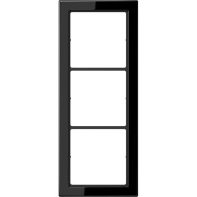 Cadre d'interrupteur Jung FD983SW - Design Plat - 3 Modules Muraux - Publicité Cadre d'interrupteur Jung FD983SW - Design Plat - 3 Modules Muraux - Publicité