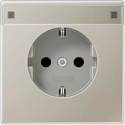 JUNG ES1520KINA Edelstahl-Schuko-Steckdose - 16A 250V, IP20 JUNG ES1520KINA Edelstahl-Schuko-Steckdose - 16A 250V, IP20