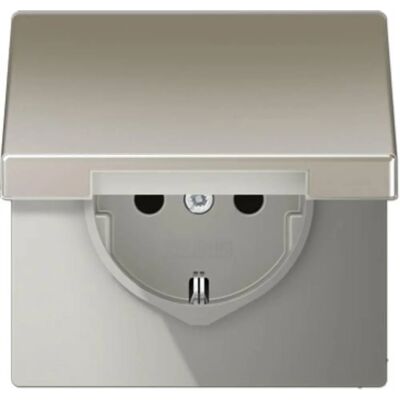 Jung ES1520KL Presa da muro in acciaio inox - IP44 Jung ES1520KL Presa da muro in acciaio inox - IP44