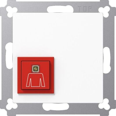 Jung NRS 0834 RT WW - Bouton d'appel pour série AS 500 - Blanc - Publicité Jung NRS 0834 RT WW - Bouton d'appel pour série AS 500 - Blanc - Publicité