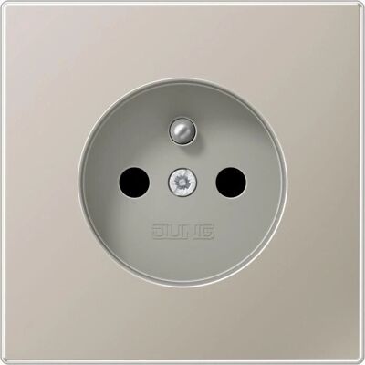 Prise Jung ES 1520 FKI Système Français en Acier Inoxydable - Publicité Prise Jung ES 1520 FKI Système Français en Acier Inoxydable - Publicité
